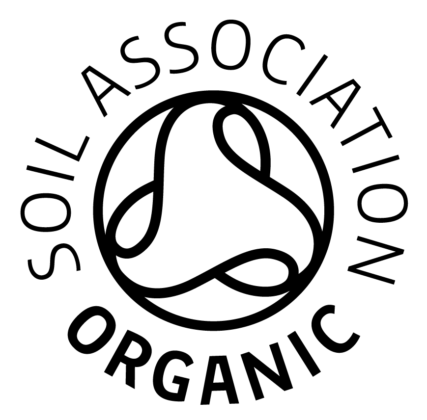 Logo of the Soil Association Organic on a white background
