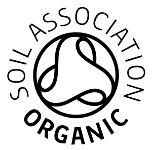 Logo of the Soil Association Organic on a white background