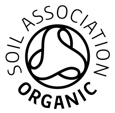 Logo of the Soil Association Organic on a white background